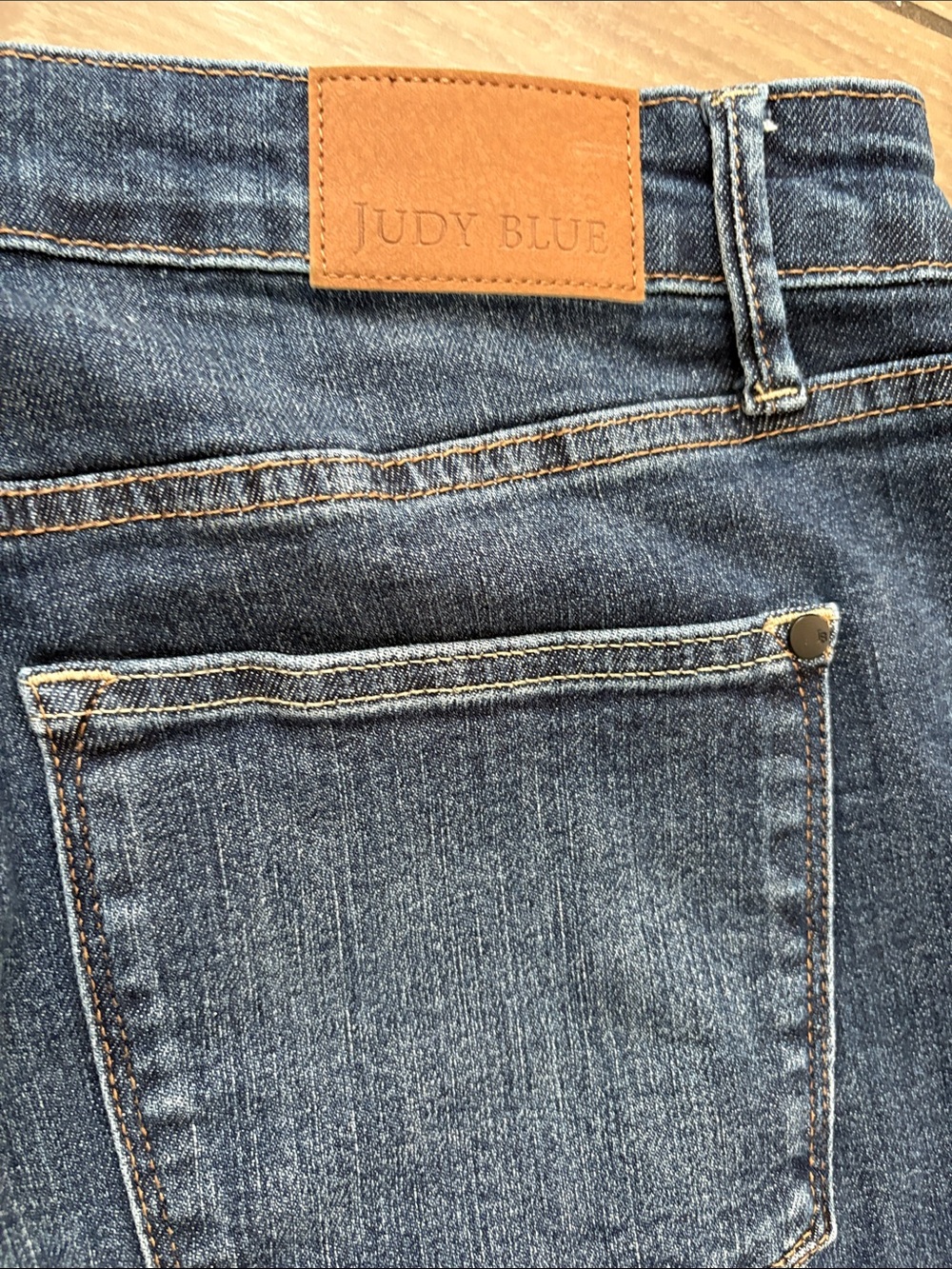 Judy Blue High Rise Control Top Distressed Flare Jeans JB88739 Womens 14W NWOT - Picture 8 of 9